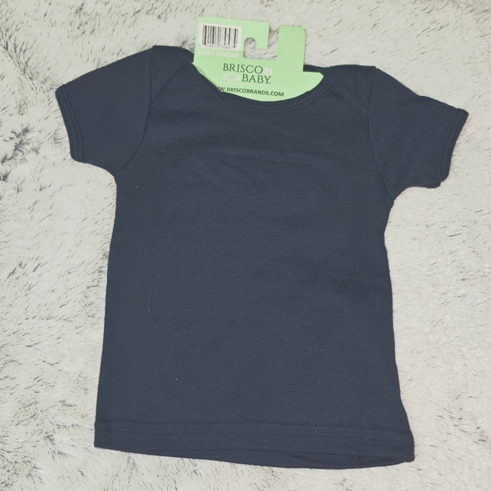 7 Brand New Navy Blue Infant Tees